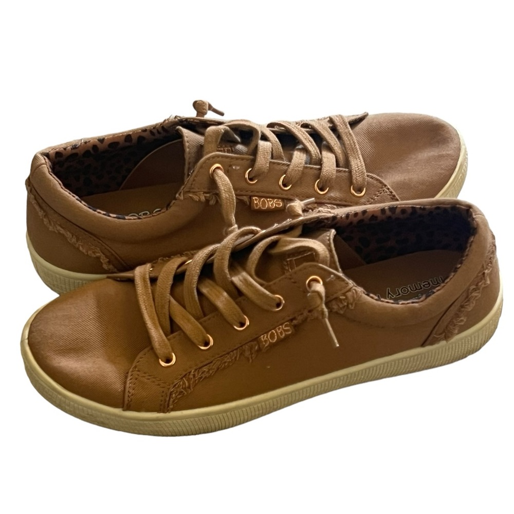 BOBS B Extra Cute Casual Sneakers from Finish Line sz 7.5 Brown Chestnut